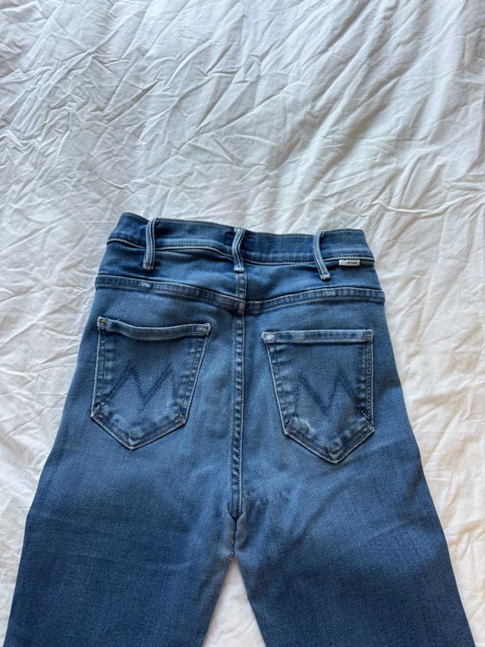 MOTHER Dark Blue Slim Straight Jeans - Picture 5 of 5